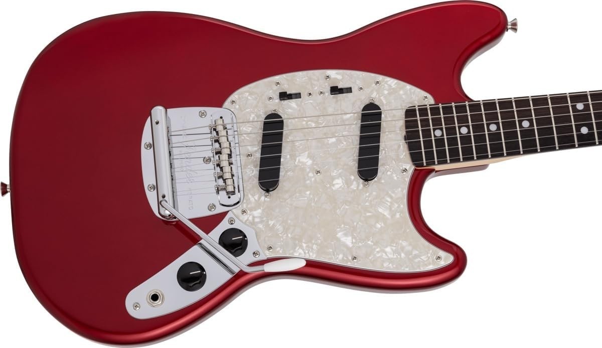 Fender Made in Japan Traditional 70s Mustang Candy Apple Red Electric Guitar NEW