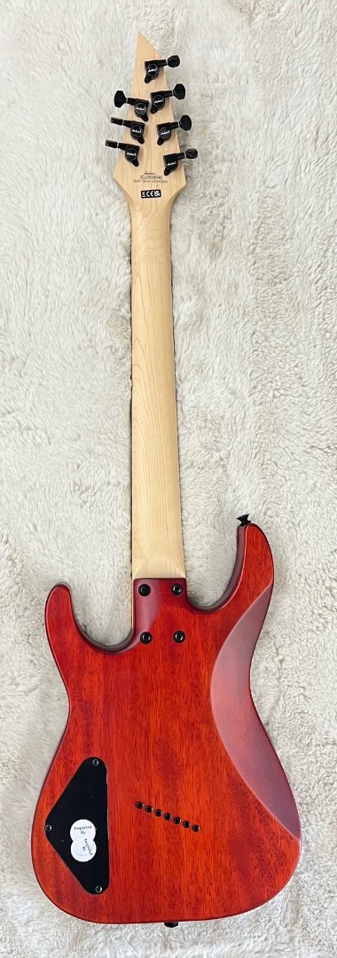 Jackson X Series Dinky® Arch Top DKAF7 MS, Multi-Scale, Stained Mahogany