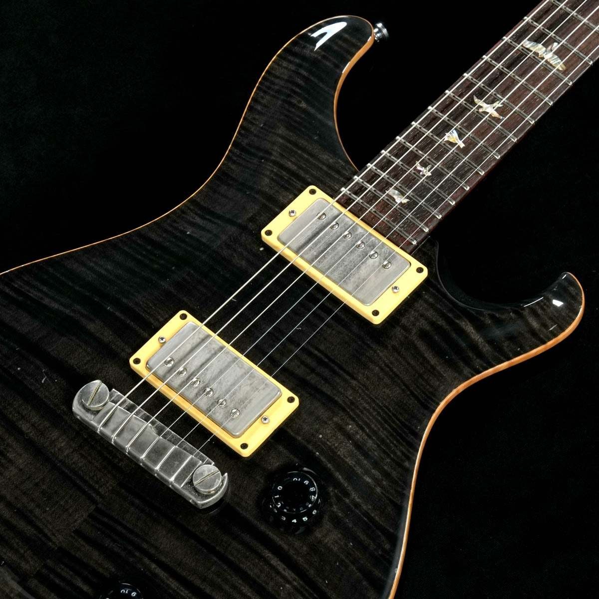 Paul Reed Smith PRS Custom 22 Stoptail Grey Black 2007 Used Electric Guitar 2007