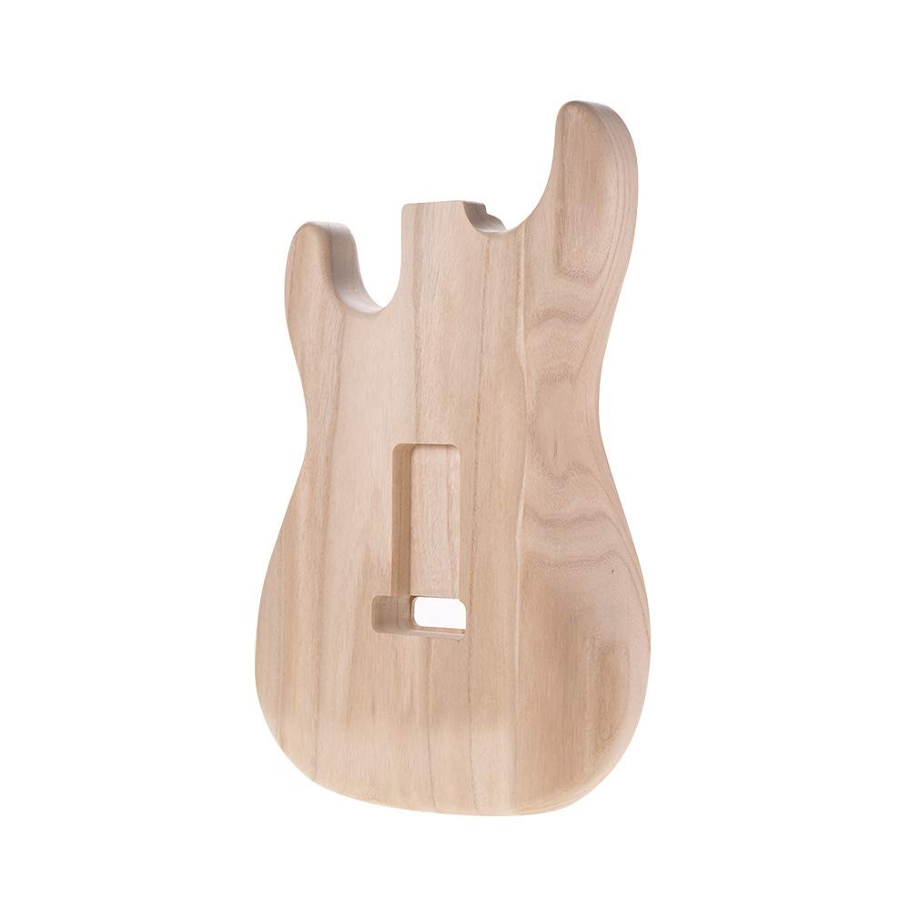 ST01-TM Unfinished Handcrafted Guitar Body Candlenut Wood Guitar Body Guitar …