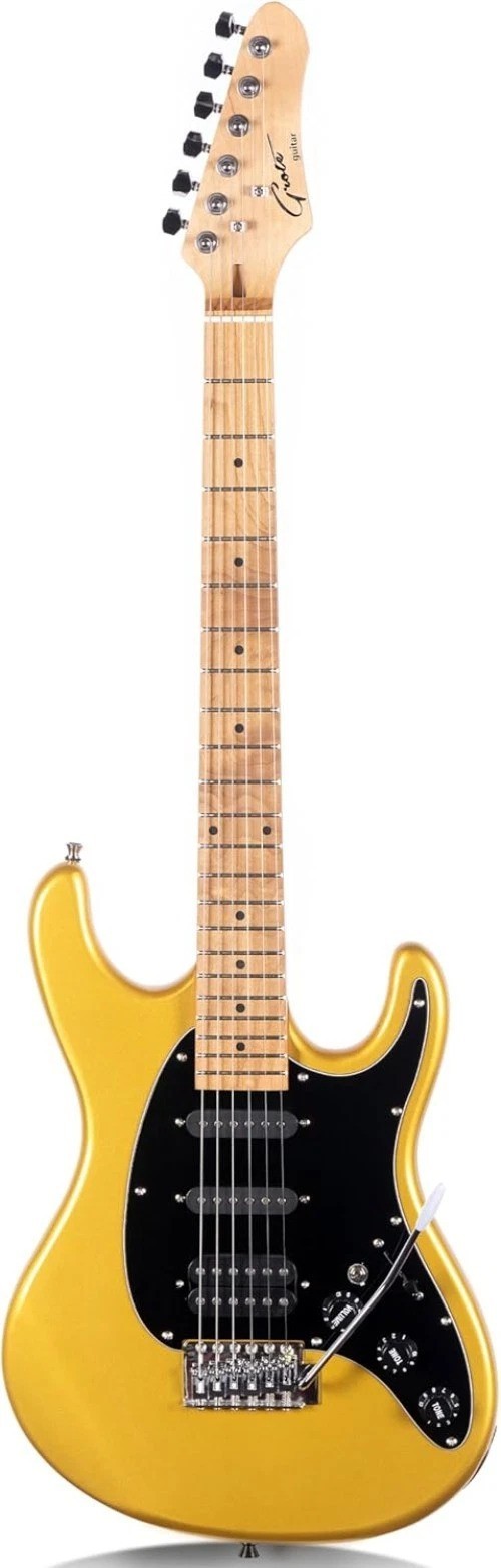 Modern Electric Guitar for Beginners – Smooth Maple Neck & Solar Flare Design