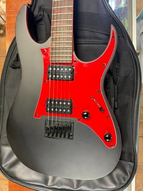 Ibanez GRG131DX RG Gio Black Flat Electric Guitar