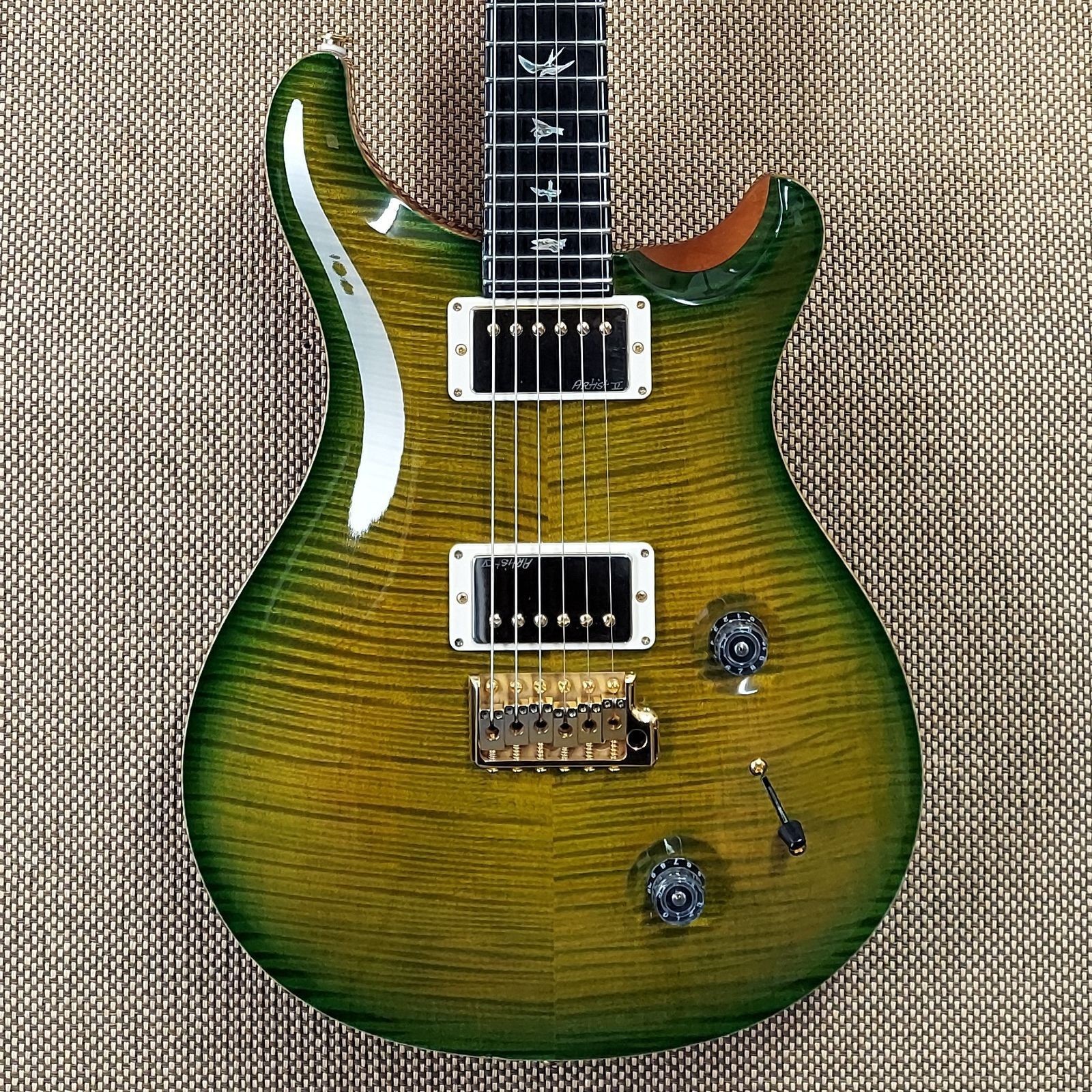 2011 PRS Artist V Flame Top Eriza Verde Great Player! (190)