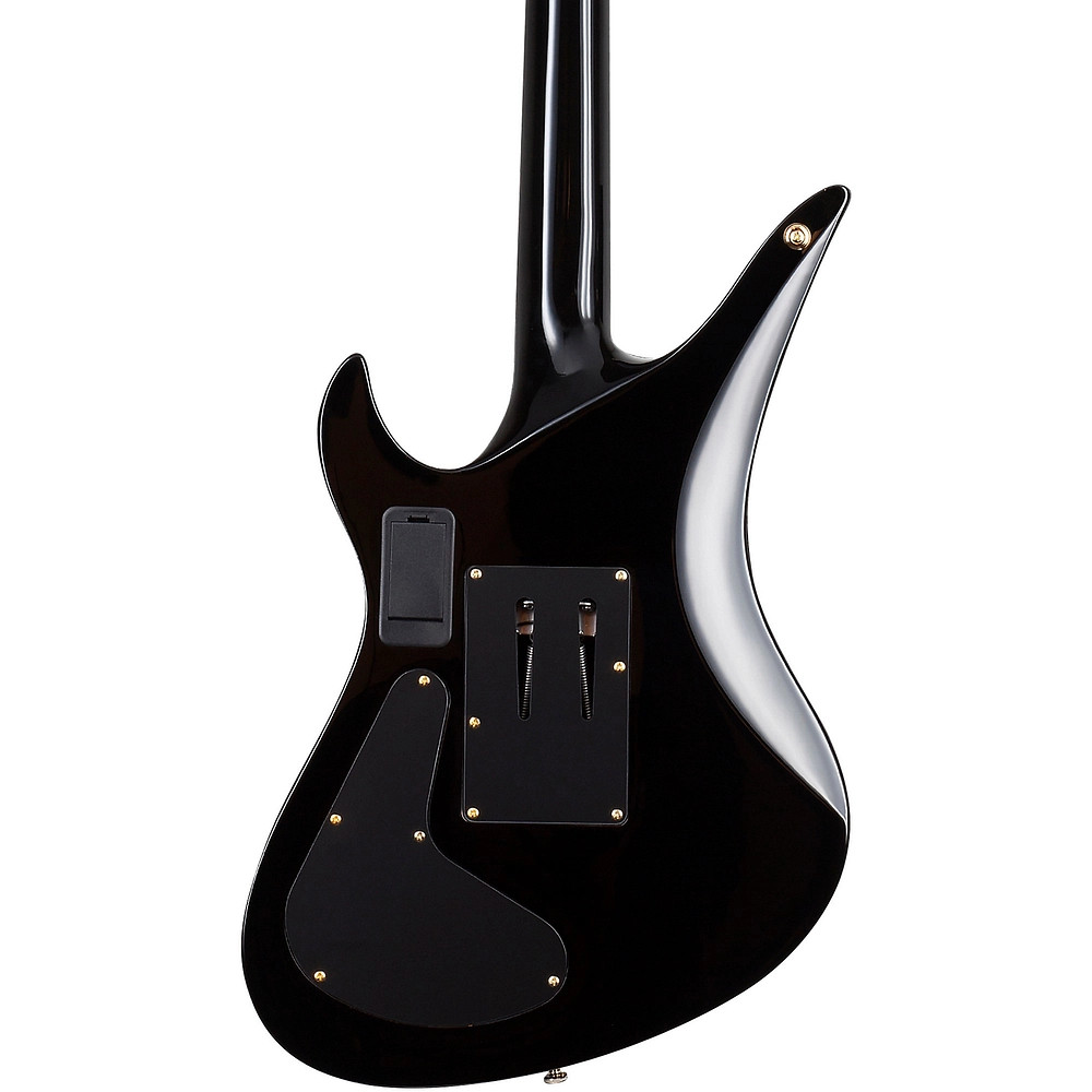 Schecter Synyster Gates CustomS Electric Guitar Gloss Black with Gold Pinstripe
