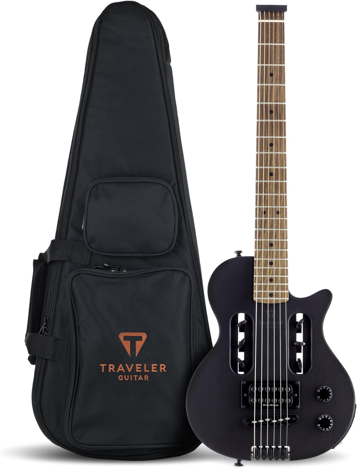 6 String Solid-Body Electric Guitar, Right, Black Matte (EG1B BKM)