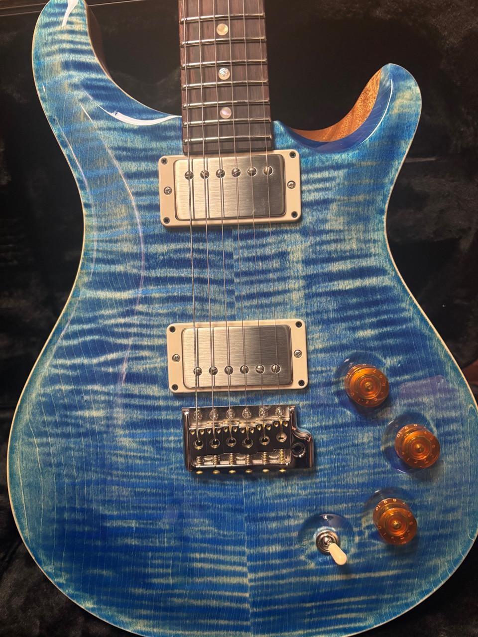 PRS DGT Moons Faded Blue Jean w/case
