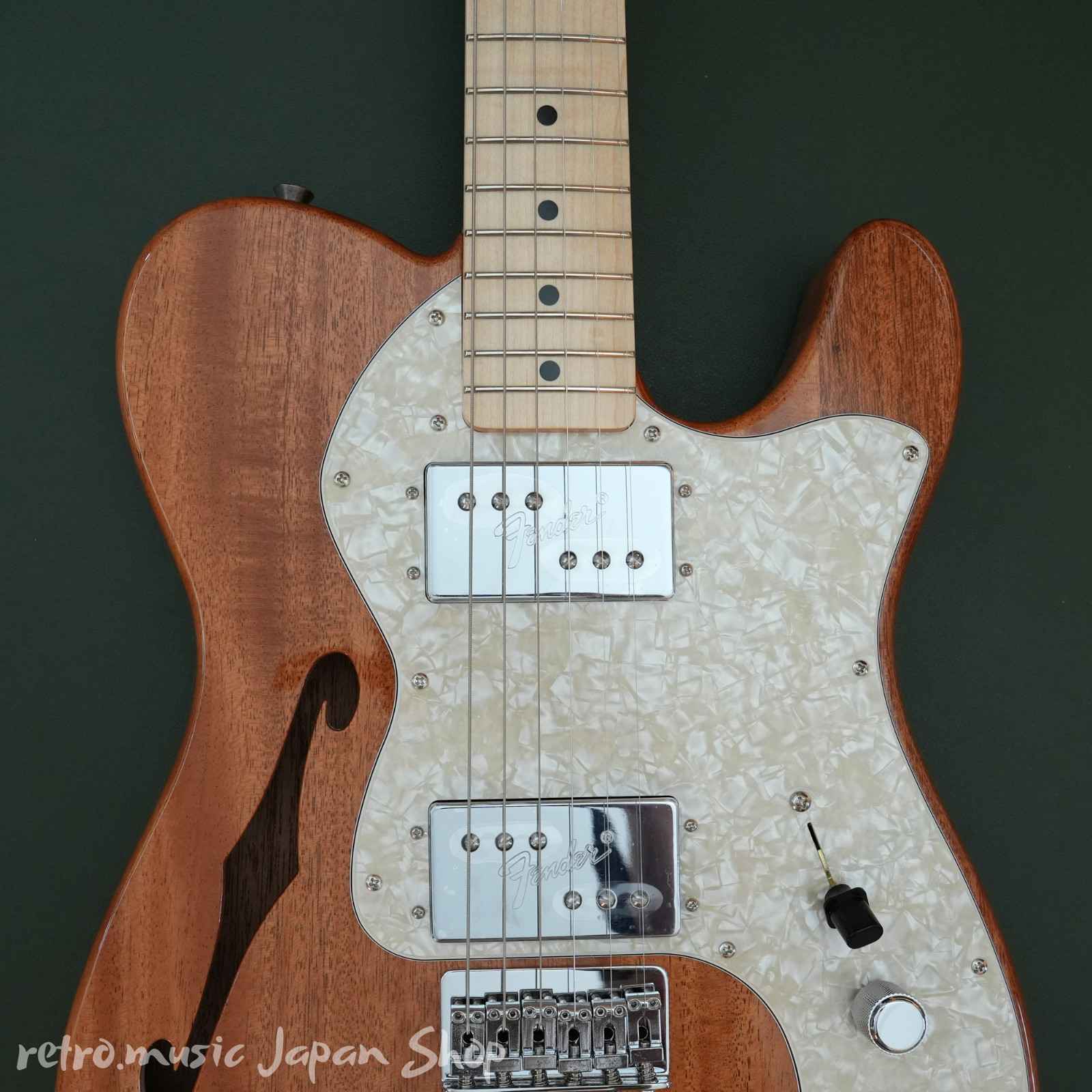 Fender Made in Japan FSR Traditional 70s Telecaster Thinline Natural Mahogany