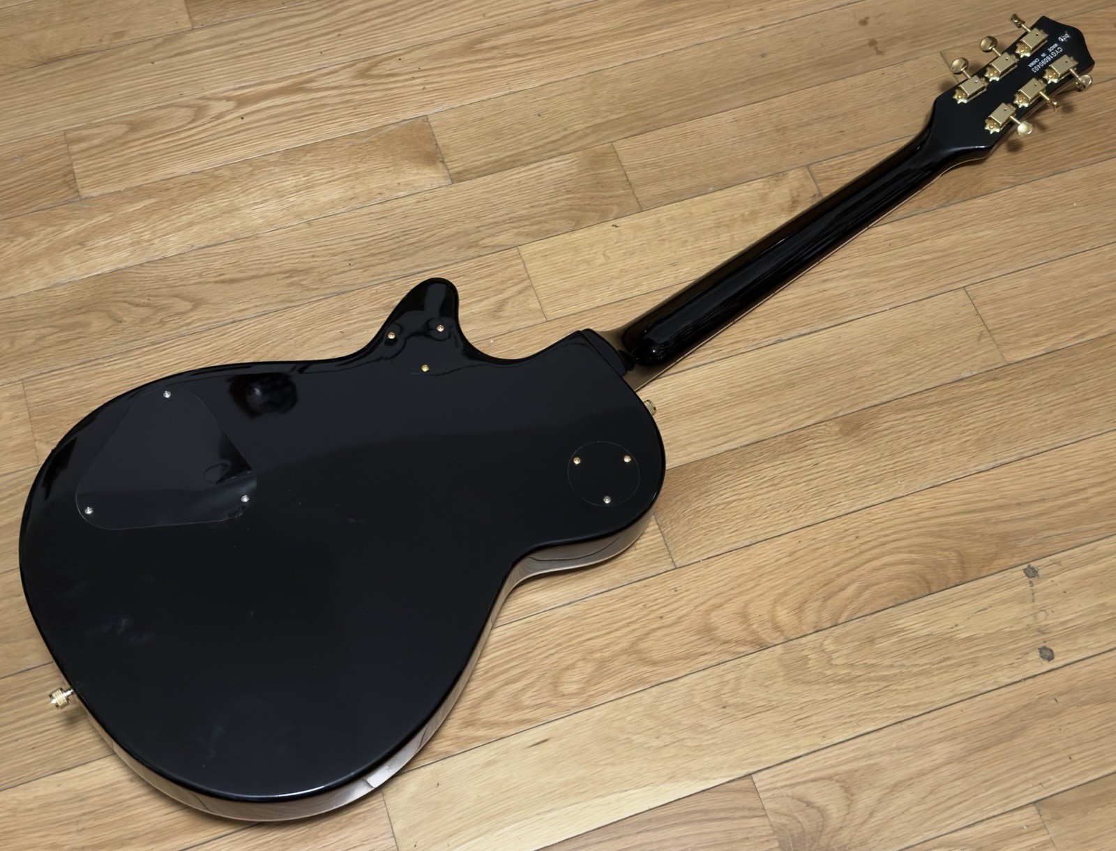 Gretsch G5237TG Electromatic Jet FT Bigsby LE Guitar Black Pearl Metallic Gold
