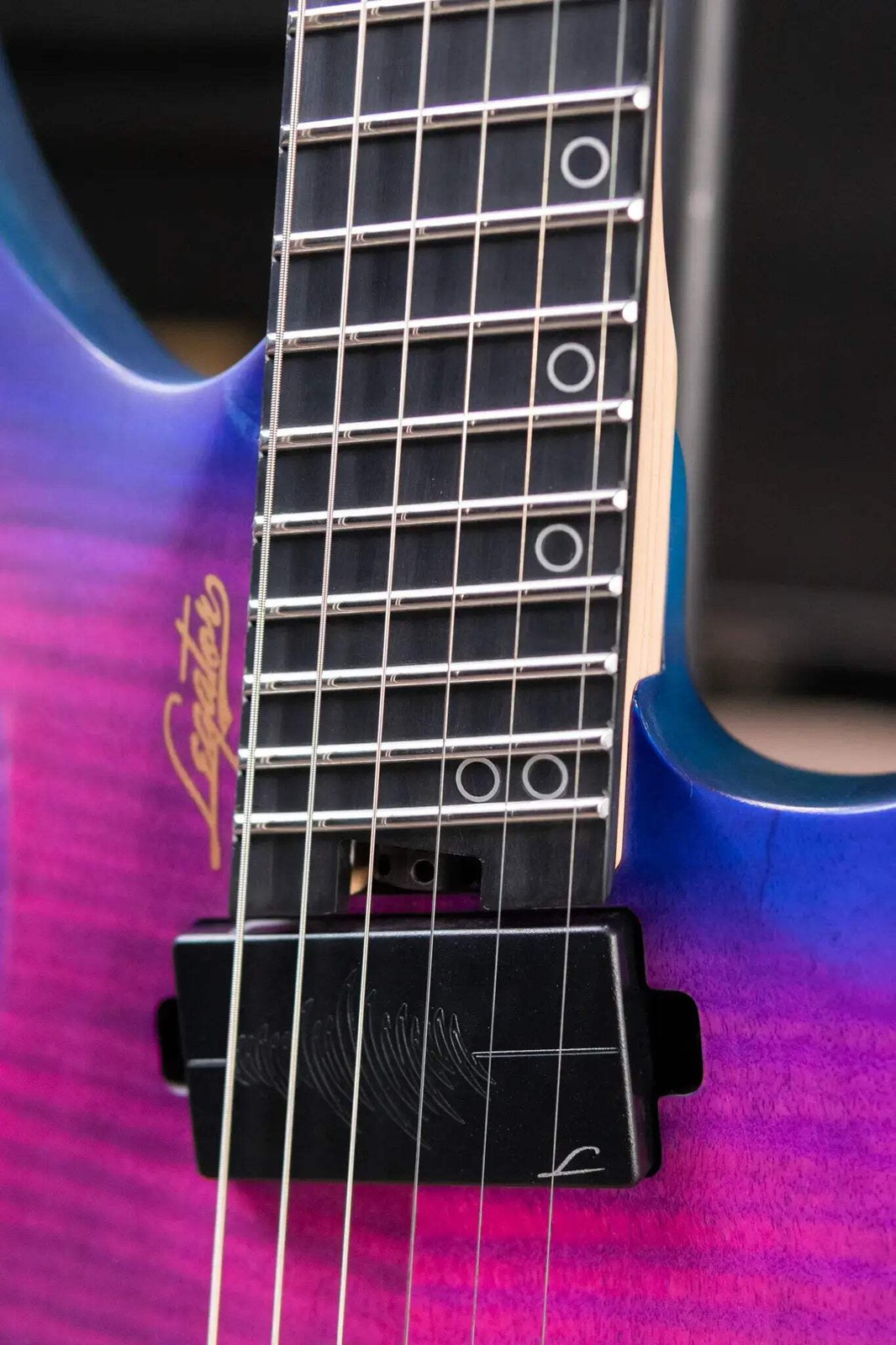 Legator G6FSS-HB Ghost Multi-Scale Electric Guitar – Hyper Nova Blue with Gig Ba