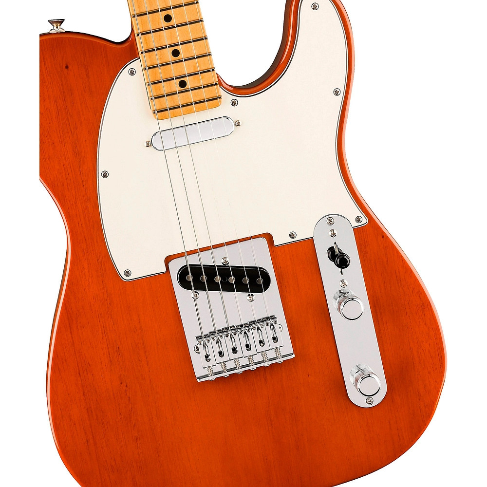Fender Player II Telecaster Chambered Mahogany Body Maple FB Guitar Mocha