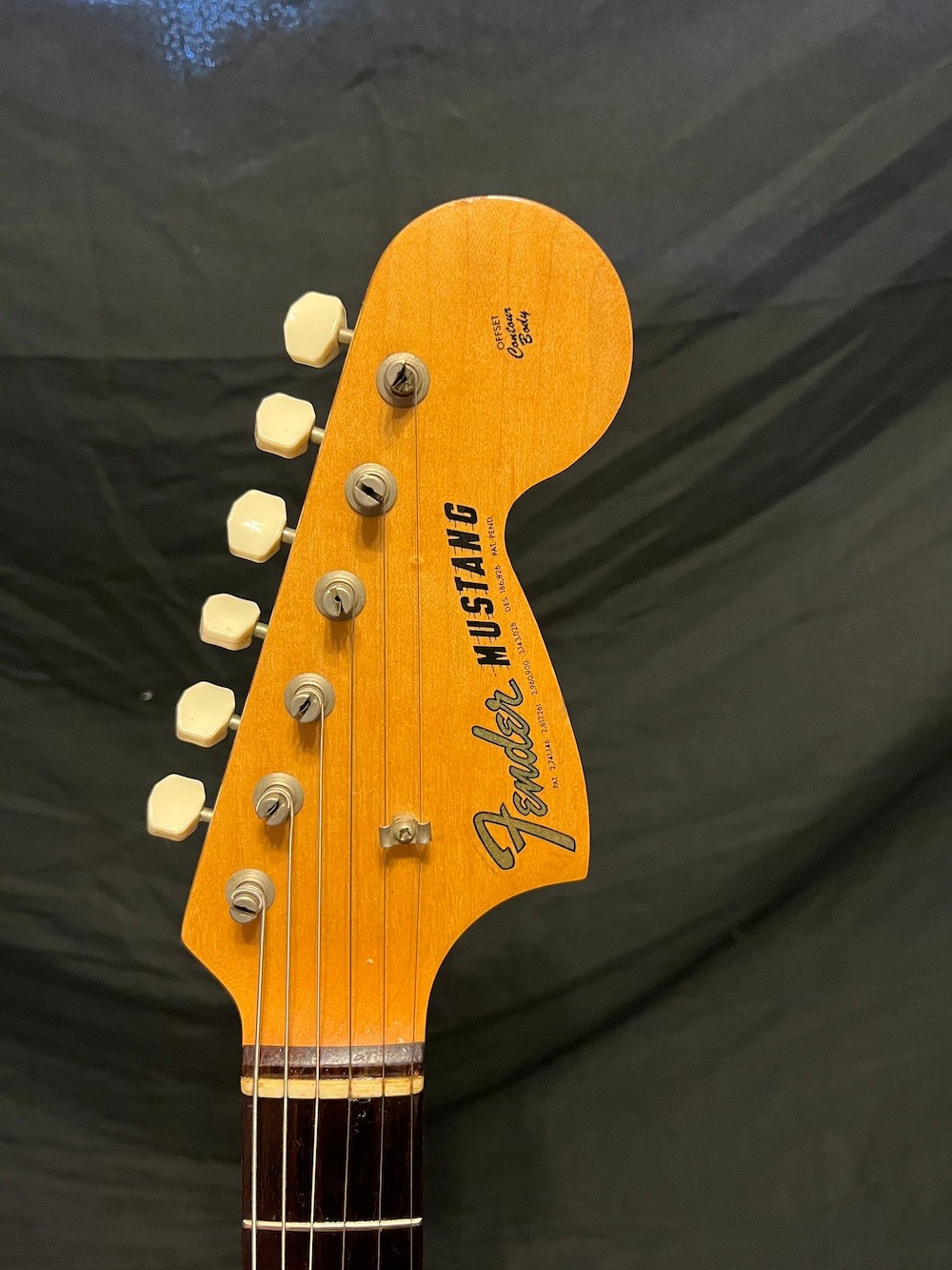 1966 Vintage Fender Mustang Guitar in Dakota Red W/OHSC