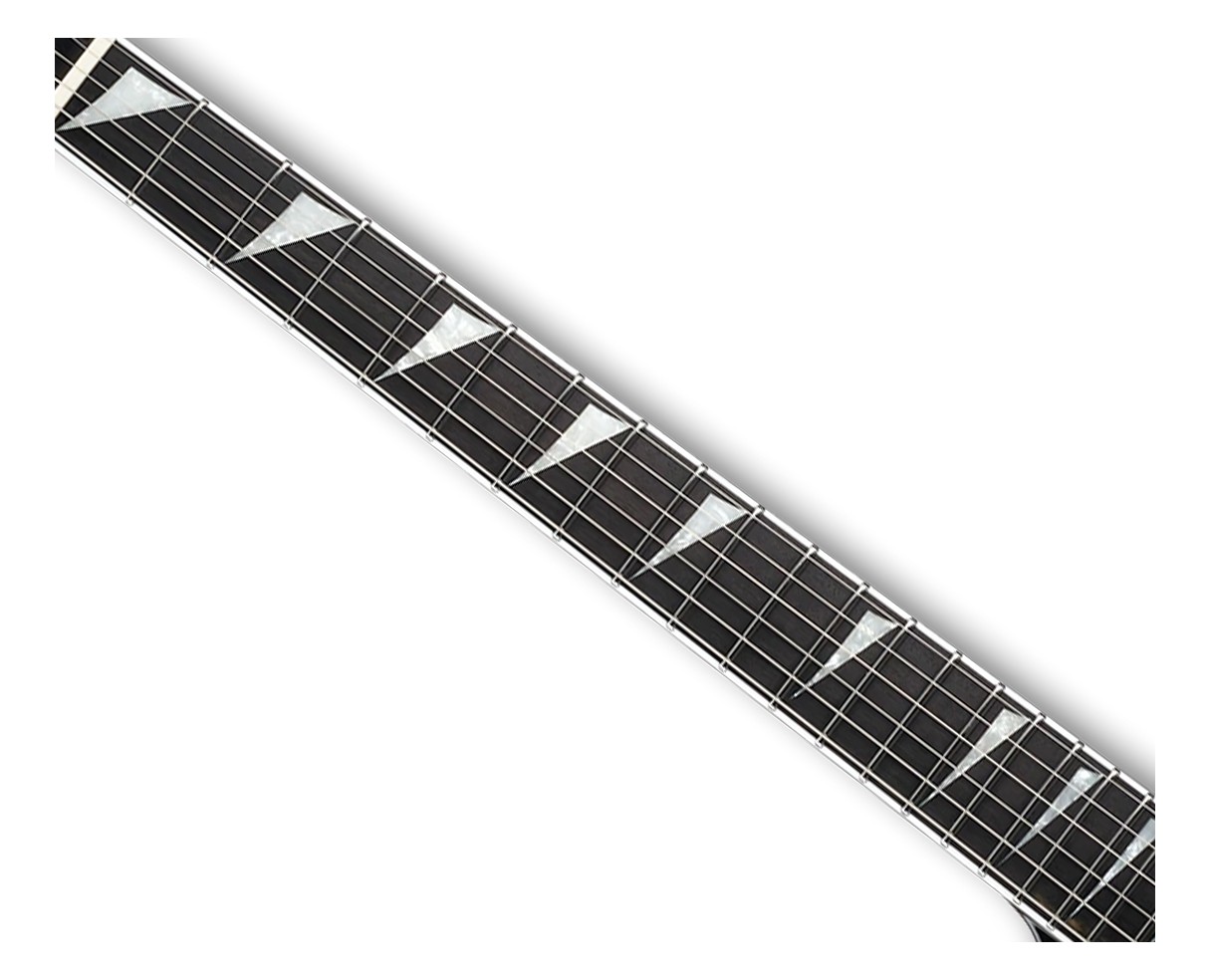 ESP E-II Arrow NT Electric Guitar – Burl Maple Nebula Black Burst – B-Stock