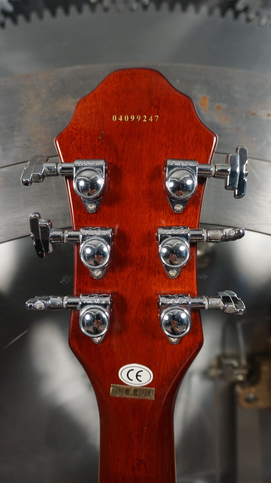 Michael Kelly Semi-Hollow Dual F-Hole HH – Silver Sparkle Korea w/ Bigsby