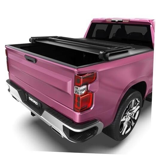 Soft Tri-Fold Tonneau Cover, 6.6ft Bed 2019-2026 | 1500 new Soft Trifold