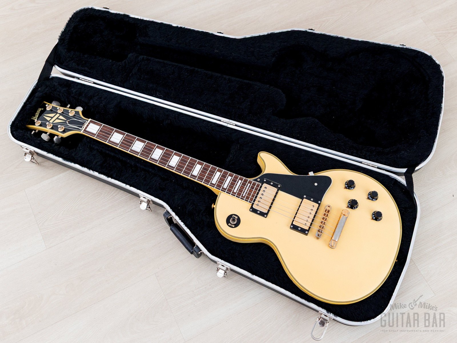 1983 Burny RLC-60 Custom Vintage Guitar Cream White w/ Case, Japan Fernandes