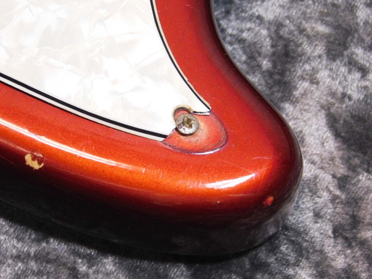Fender Mustang Competition Red 3.30kg with Hard Case 1973 Electric Guitar