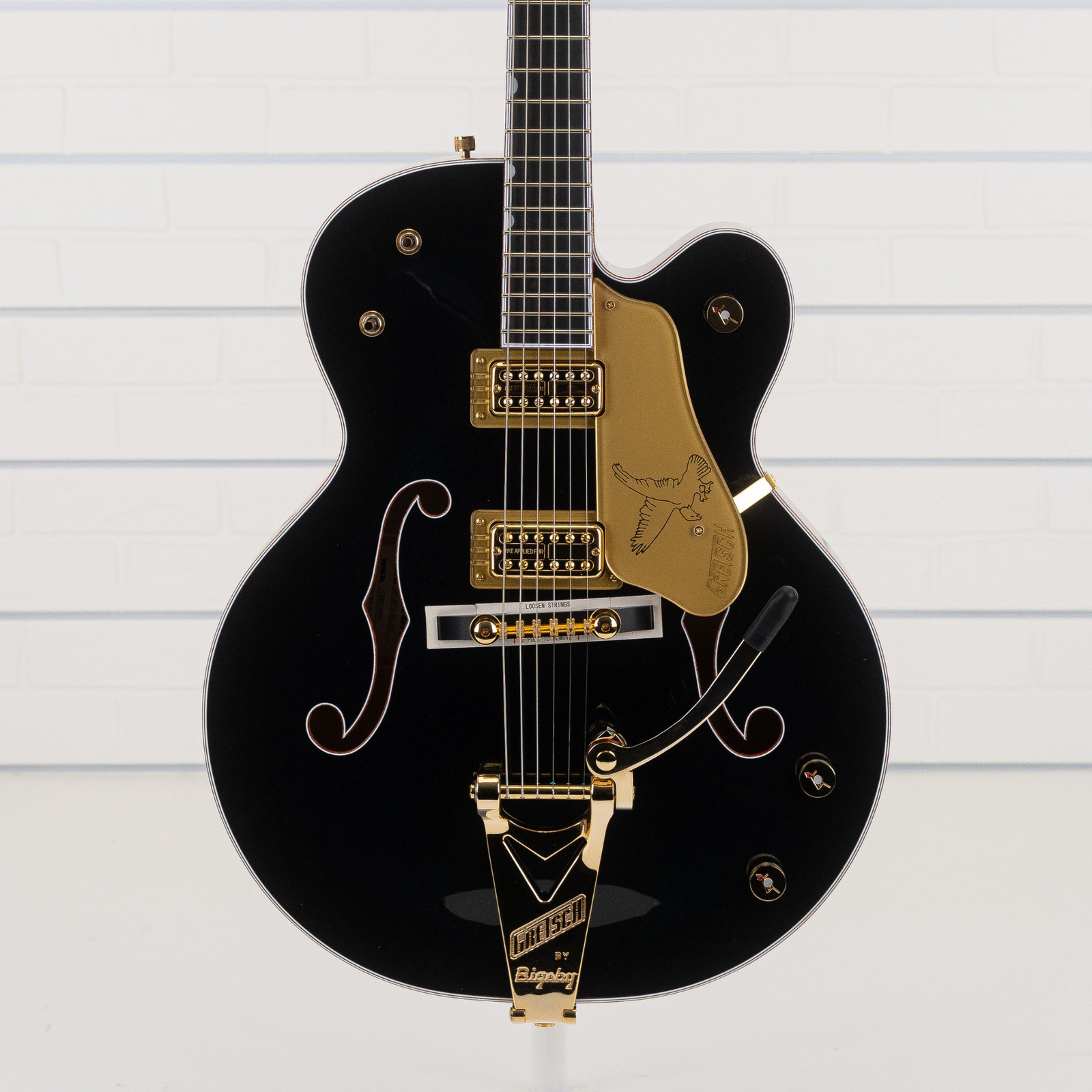 Gretsch G6136TG-58 1958 Custom Falcon LE SH Electric Guitar Ebony, Emerald Night