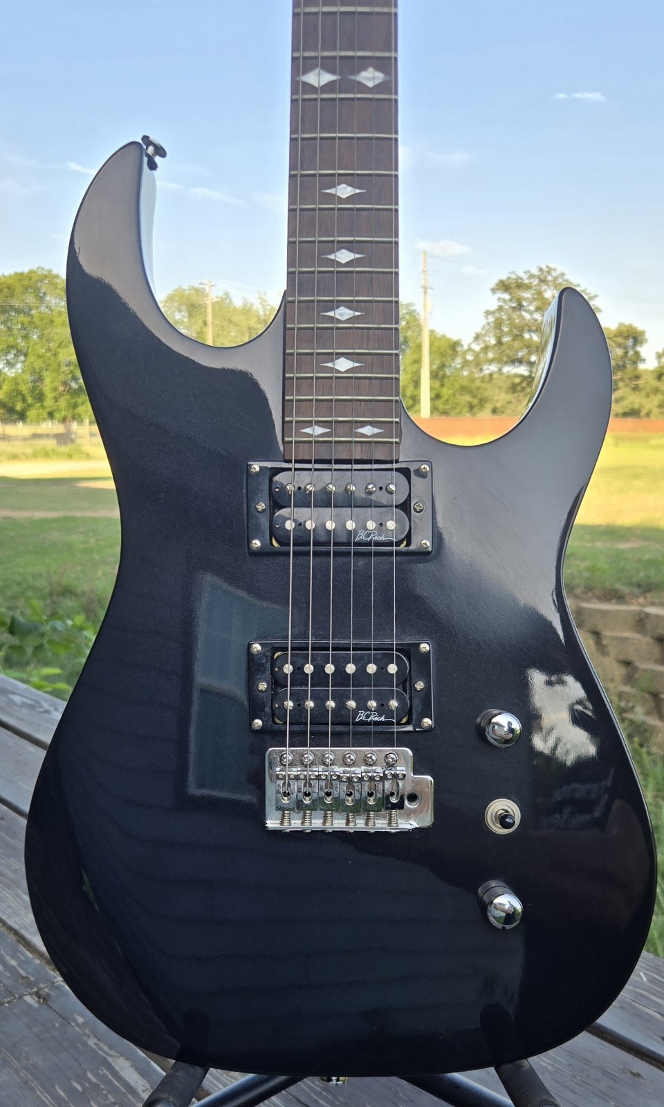 B.C. Rich ASM-1 Pearl Black 2014 Mint! Awesome shredding beast MINT!