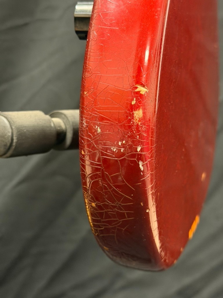 Fender 1968 Mustang Competition Red Matching Head