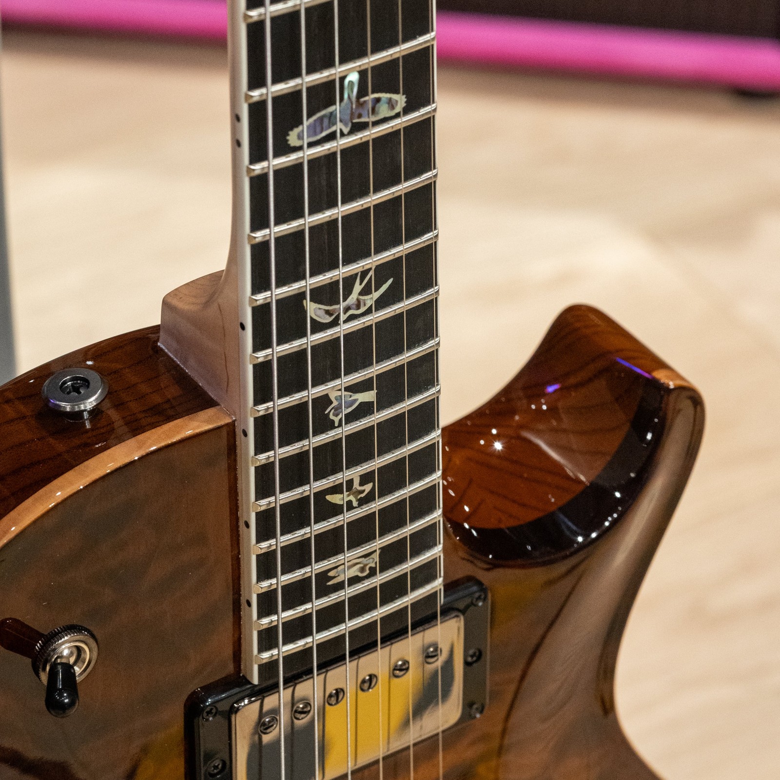 PRS Wood Library McCarty 594 Singlecut 10-Top – Orange Tiger Quilt
