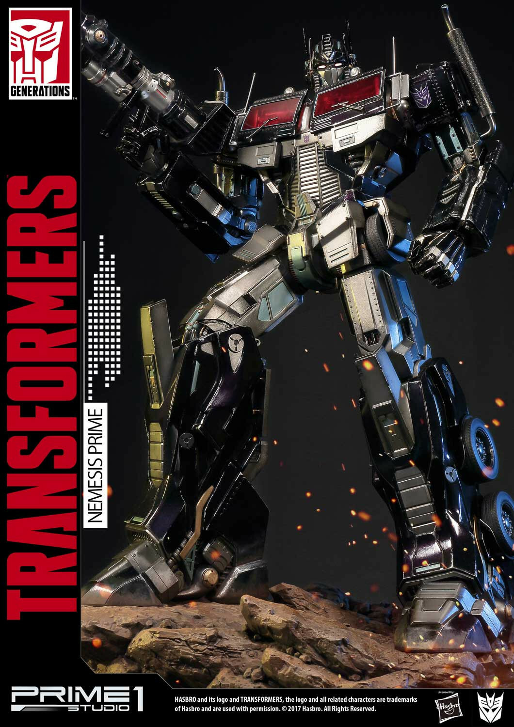 PRIME 1 STUDIO Transformers GENERATION NEMESIS OPTIMUS PREMIUM STATUE Figure