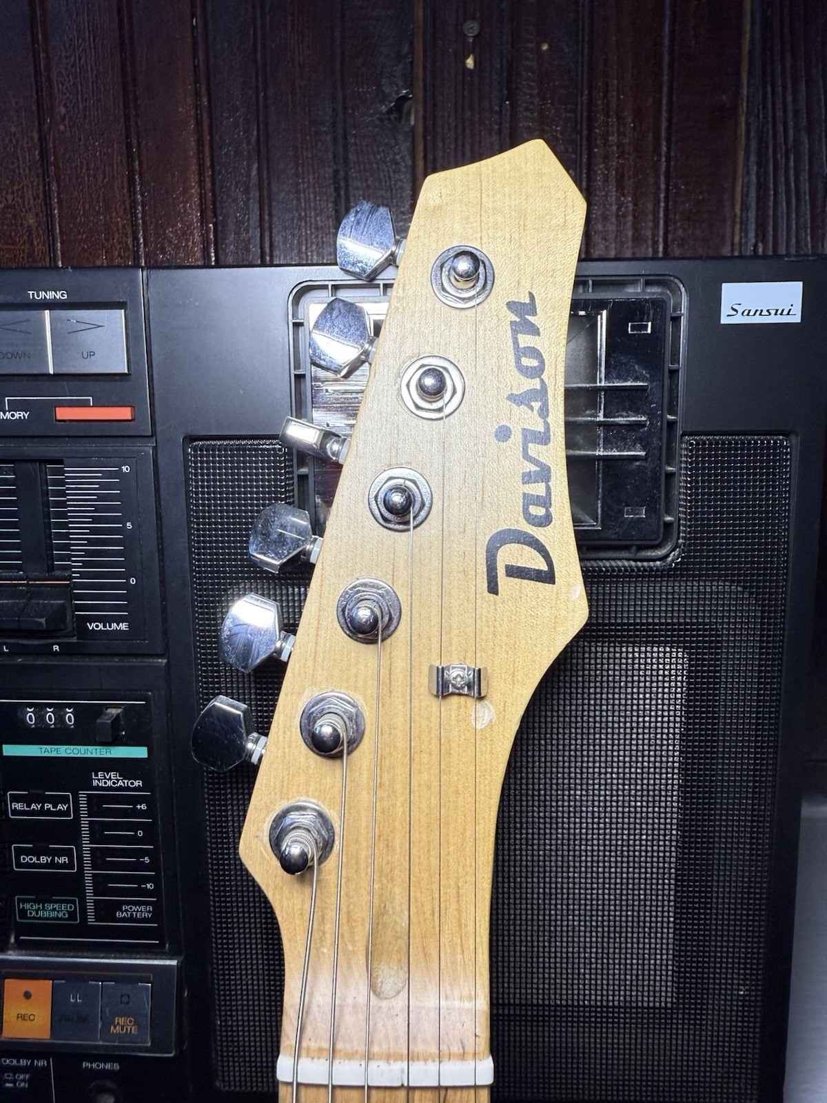 Davison Electric Guitar Custom Painted Eddie Van Halen