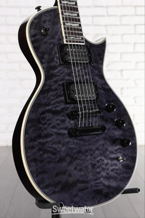 ESP LTD EC-1000 Piezo Electric Guitar – See Thru Black