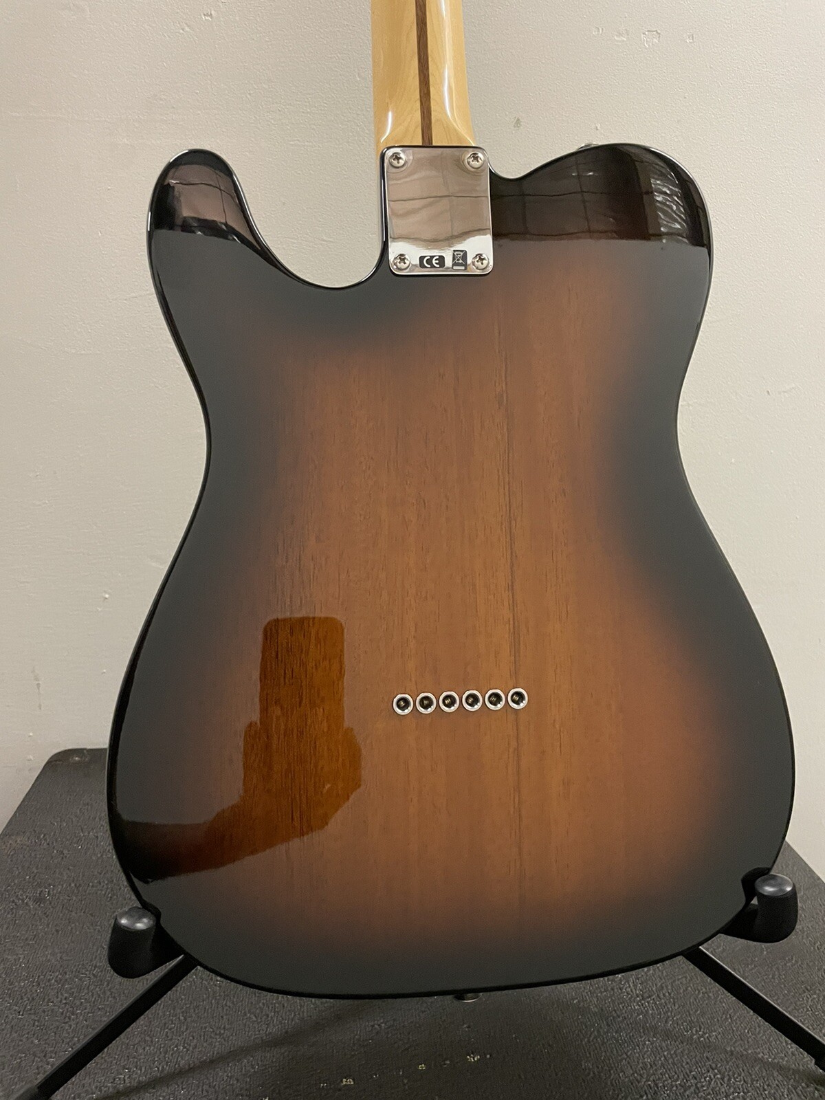 2007 Fender Mexico Telecaster Thinline 1969 Re-Issue 2 Tone Sunburst Guitar