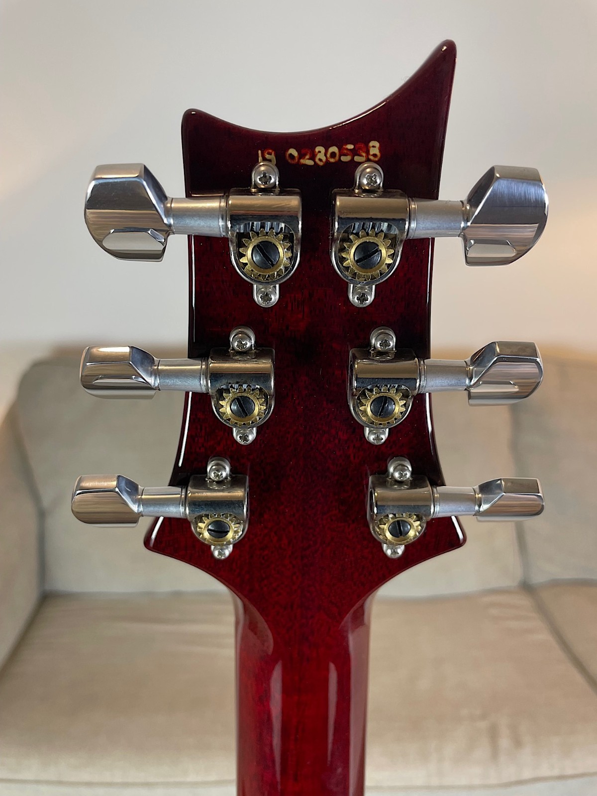 2019 PRS 408 Dark Cherry Sunburst