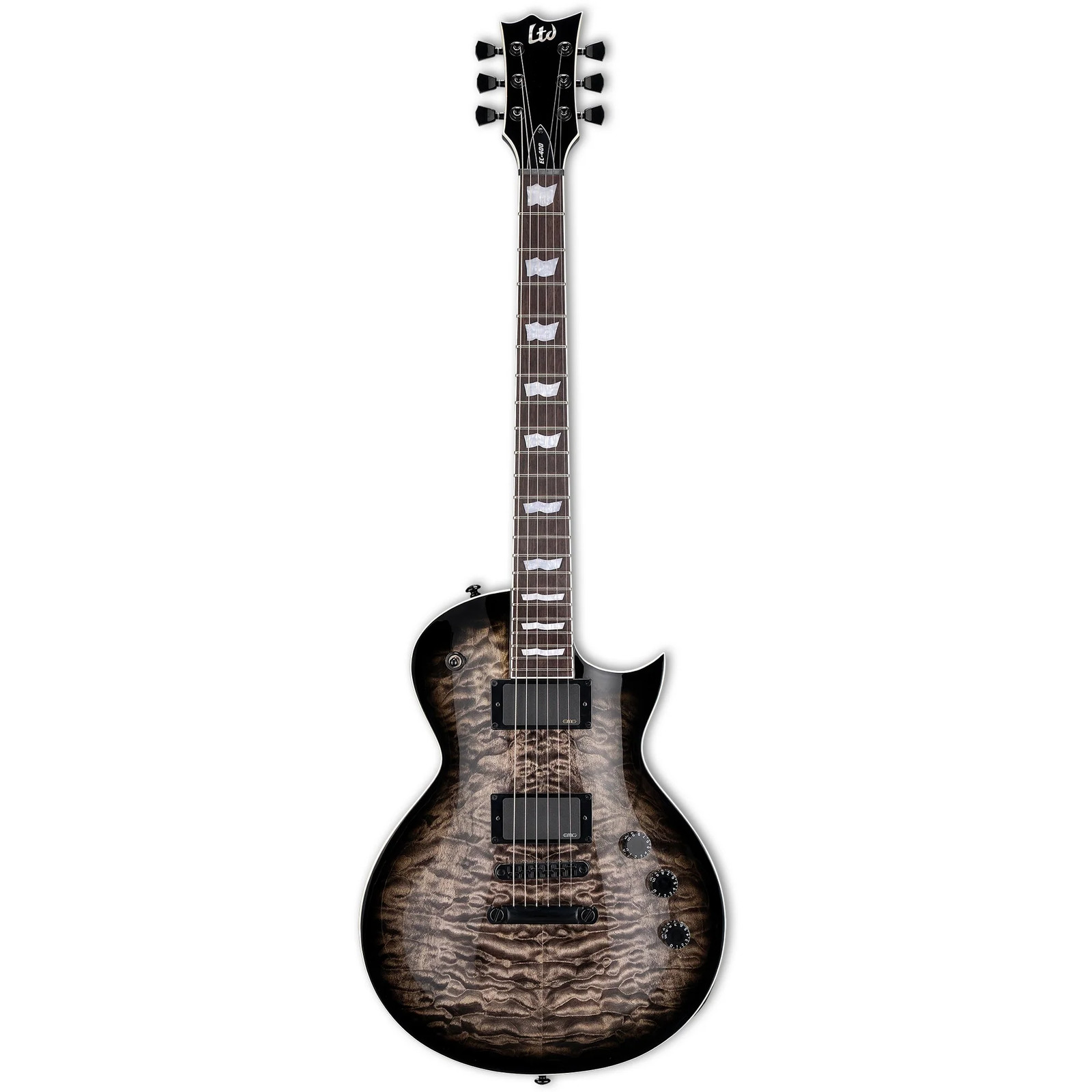 ESP LTD EC-400QM Electric Guitar – See Thru Black Sunburst