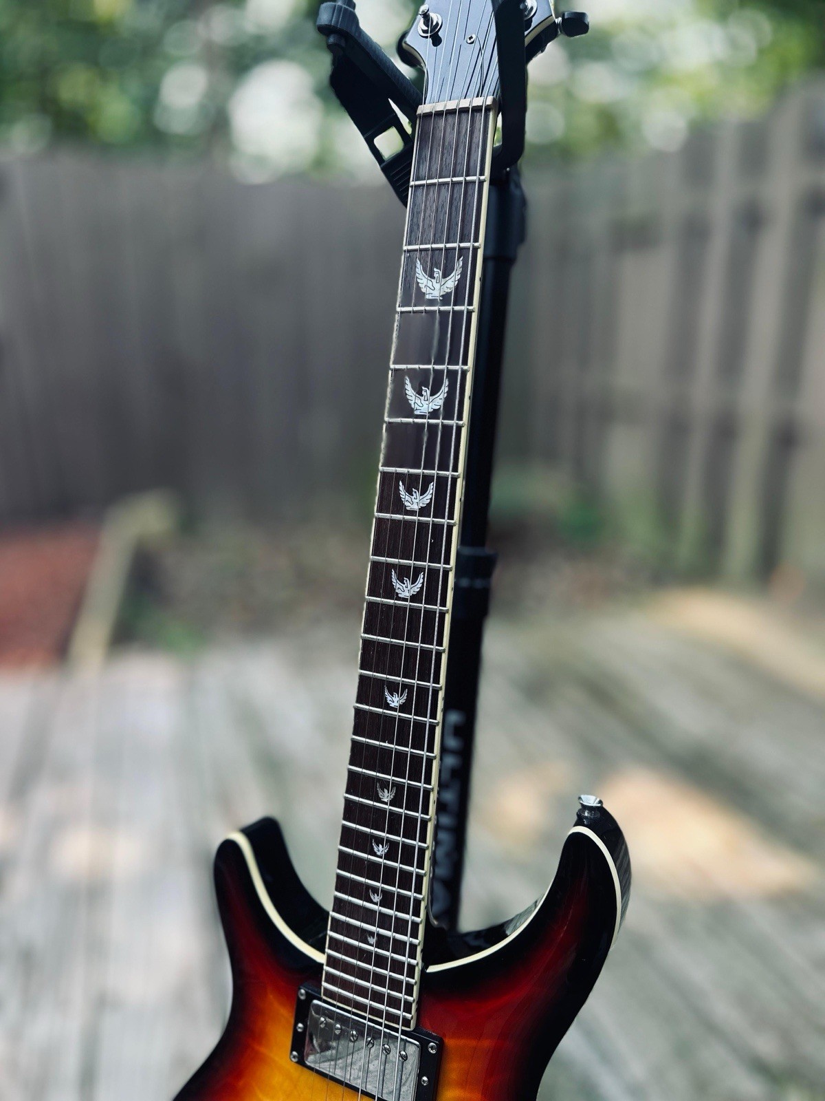 Dillion USA DR-1500 Left Handed Electric Guitar PRS Style Quilted Sunburst