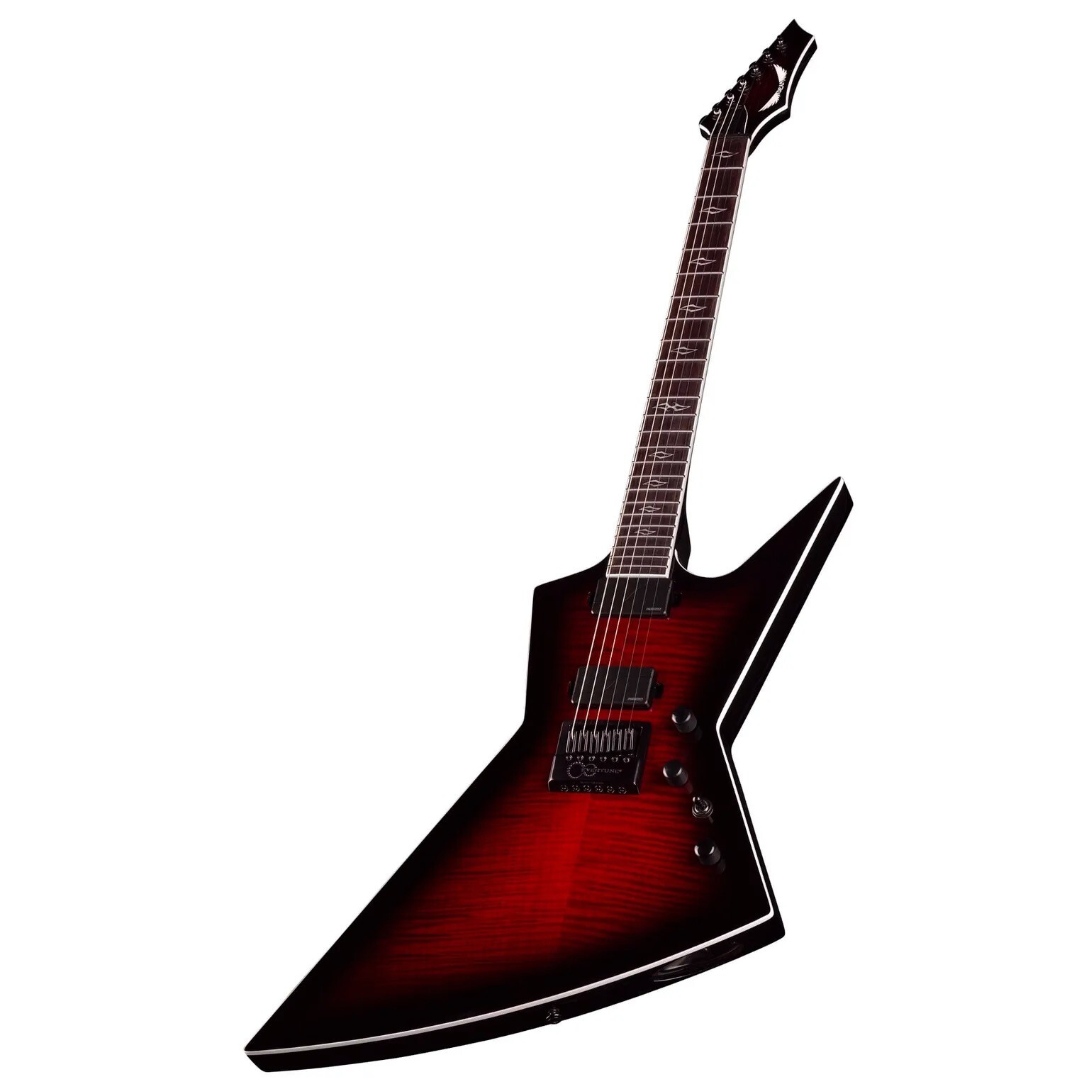 Dean Zero Select Evertune Fluence Guitar Black Cherry Burst + Dean Case NEW
