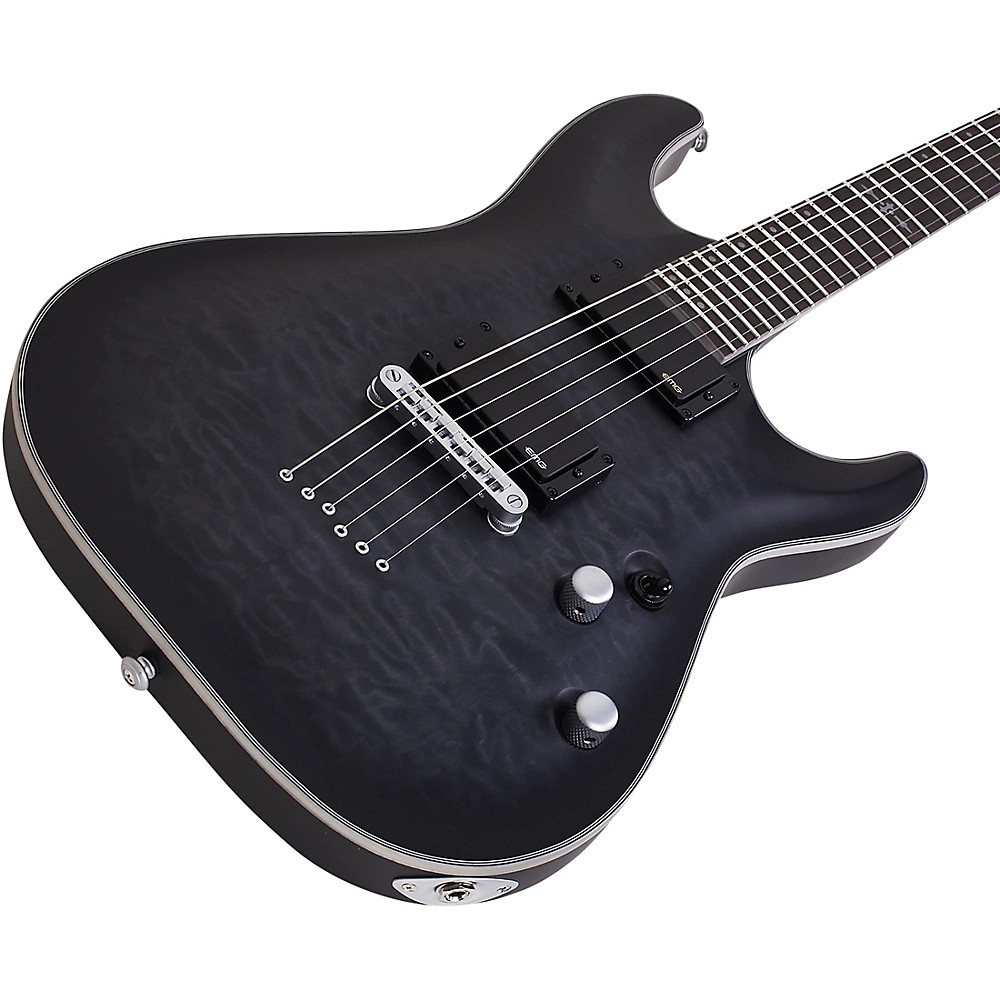 Schecter Guitar Research C-1 Platinum Electric Guitar Translucent Black