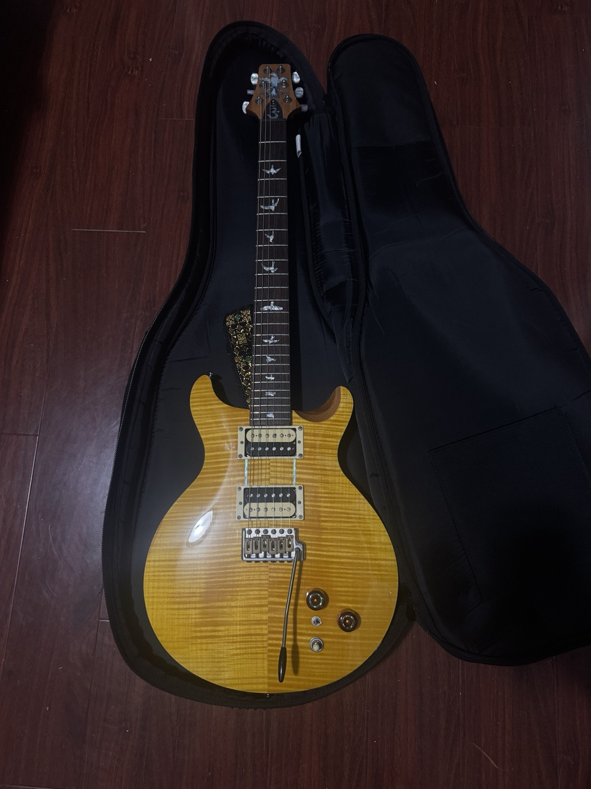 PRS Carlos Santana Signature SE Yellow Replica!!