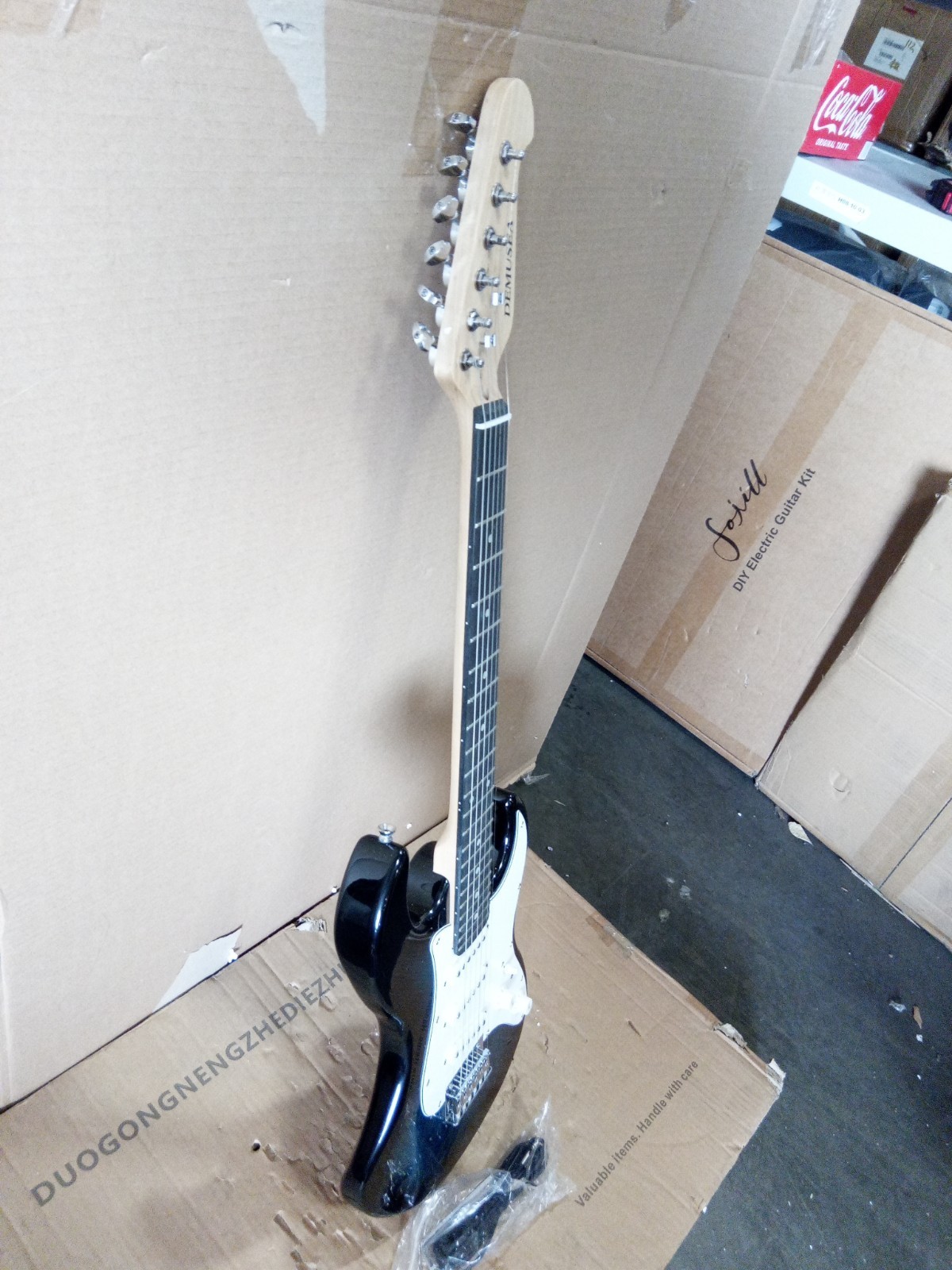 Open box 6string Blue Black Sunburst ST Electric Guitar 1ZG2C0760307868123