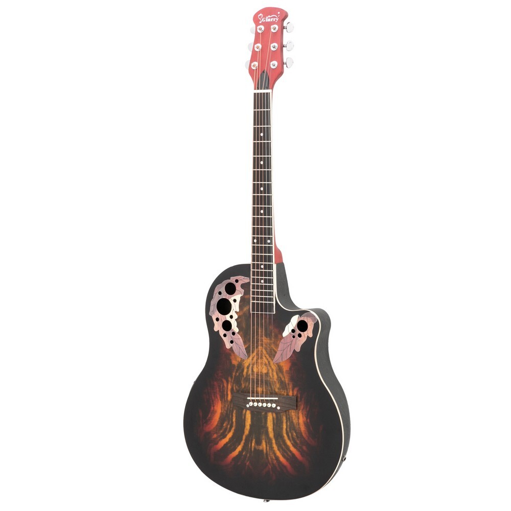 🎸FREE SHIPPING!🎸O Style Acoustic-Electric Guitar +Case/Bag!