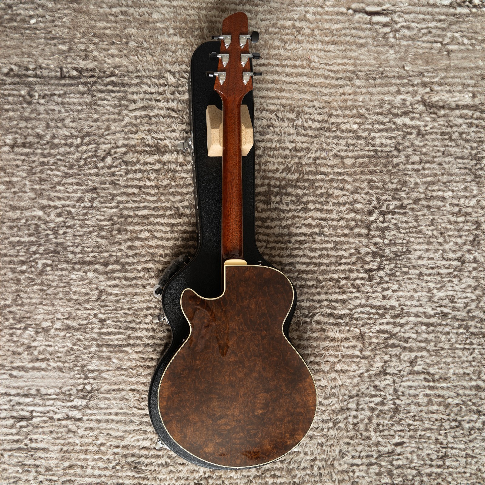 🤎 Kikuchi JS15 Semi-Hollow Guitar (Sadowsky) – Imbuia Burl (’25 Limited Model)