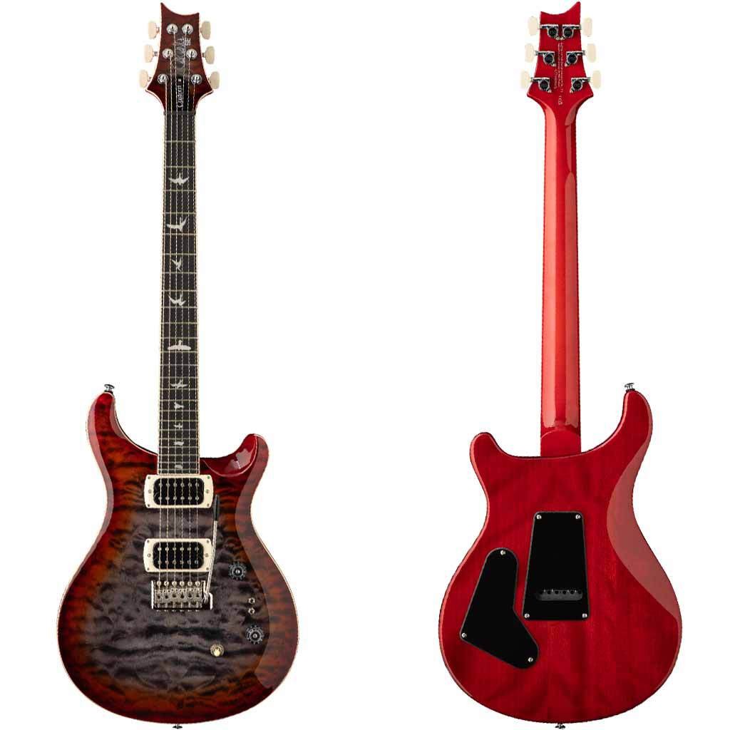 PRS SE Custom 24-08 Quilt Electric Guitar – Charcoal Cherry Burst