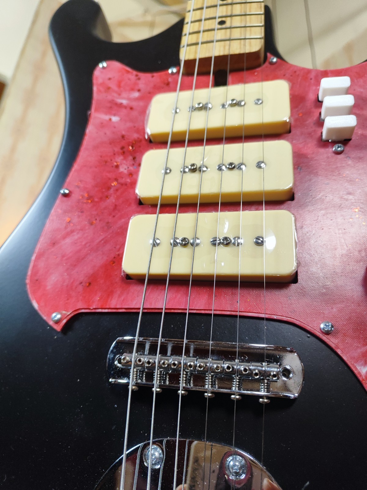 Ural 650 Style Electric Guitar Tremolo USSR Rare Deluxe