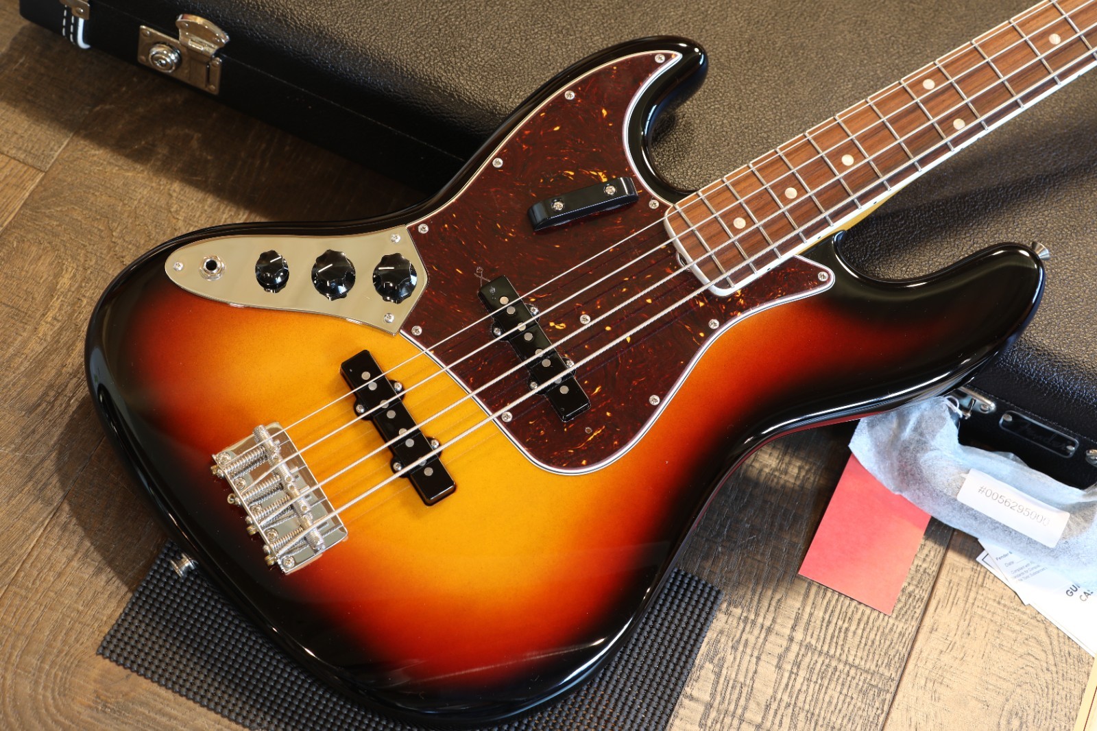 Lefty! 2022 Fender American Vintage II Precision Bass Sunburst + COA OHSC