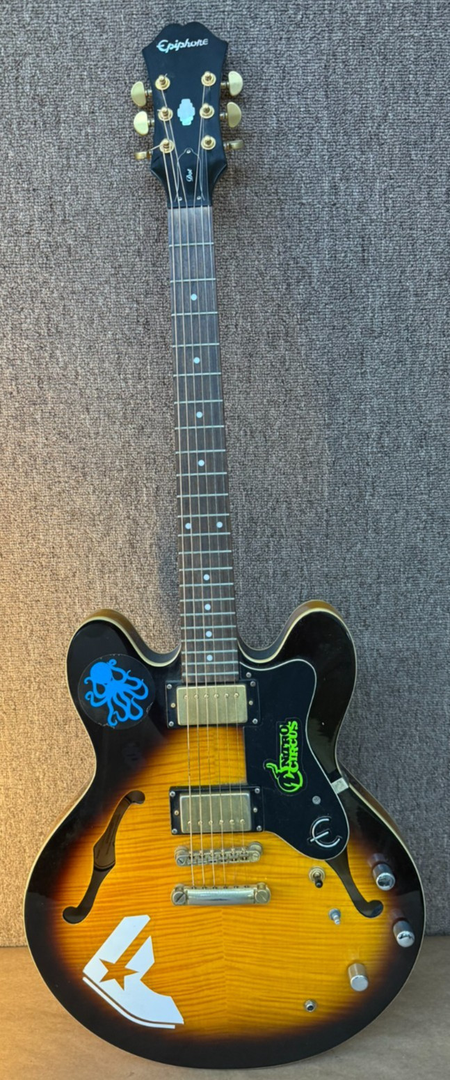 Epiphone Archtop The Dot Deluxe -Vintage Sunburst 6 string Electric Guitar