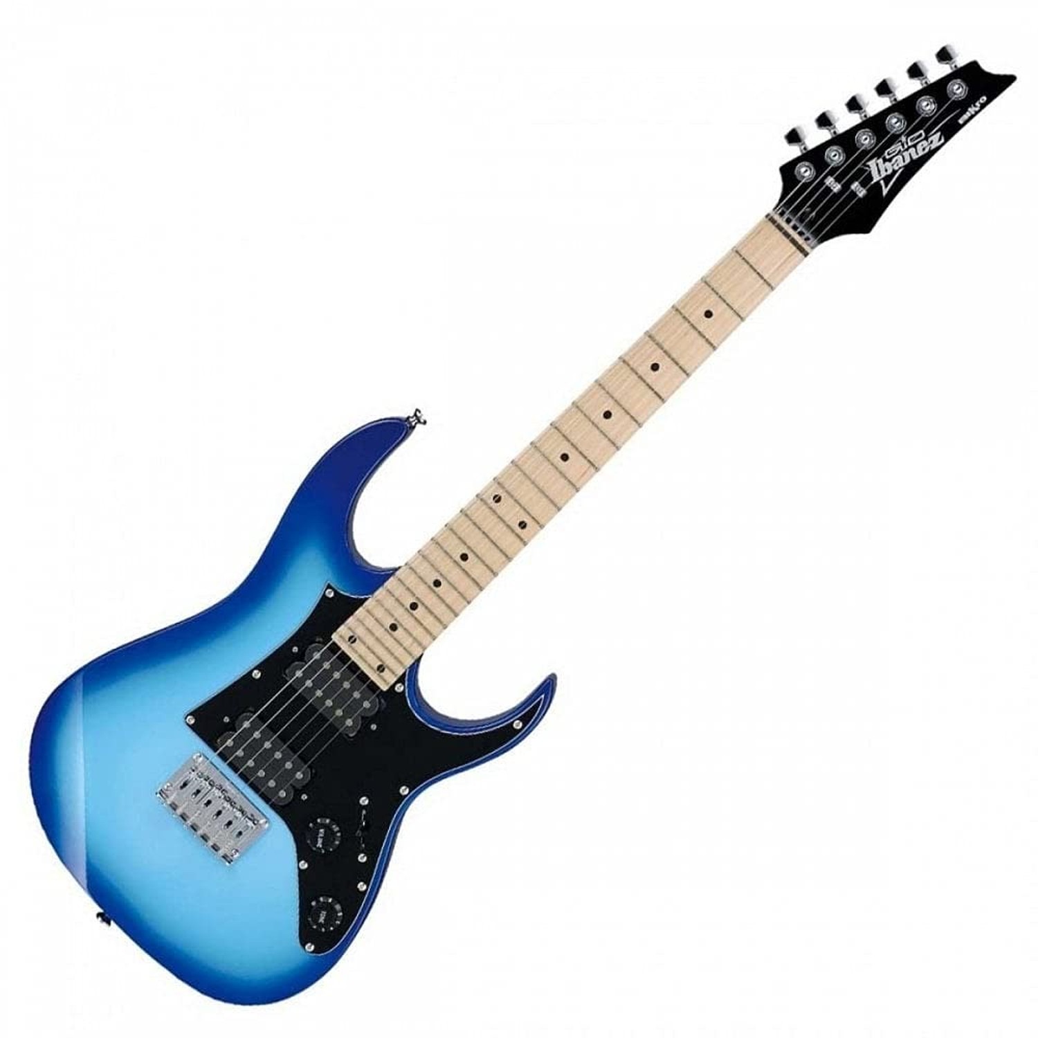 Ibanez GRGM 6 String Solid-Body Electric Guitar, Right, Blue Burst (GRGM21MBLT)