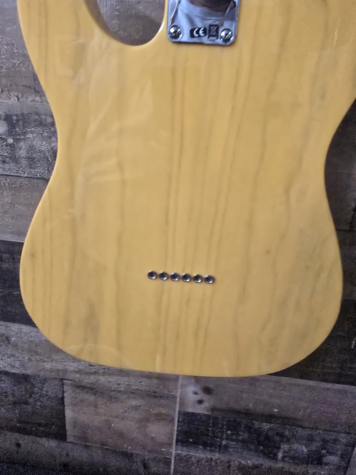 2017 Fender Telecaster With Walk Of Life Bridge Pickup.
