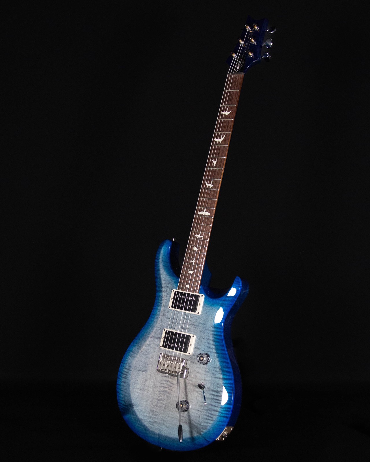 PRS S2 Custom 24, Faded Gray Black Blue Burst