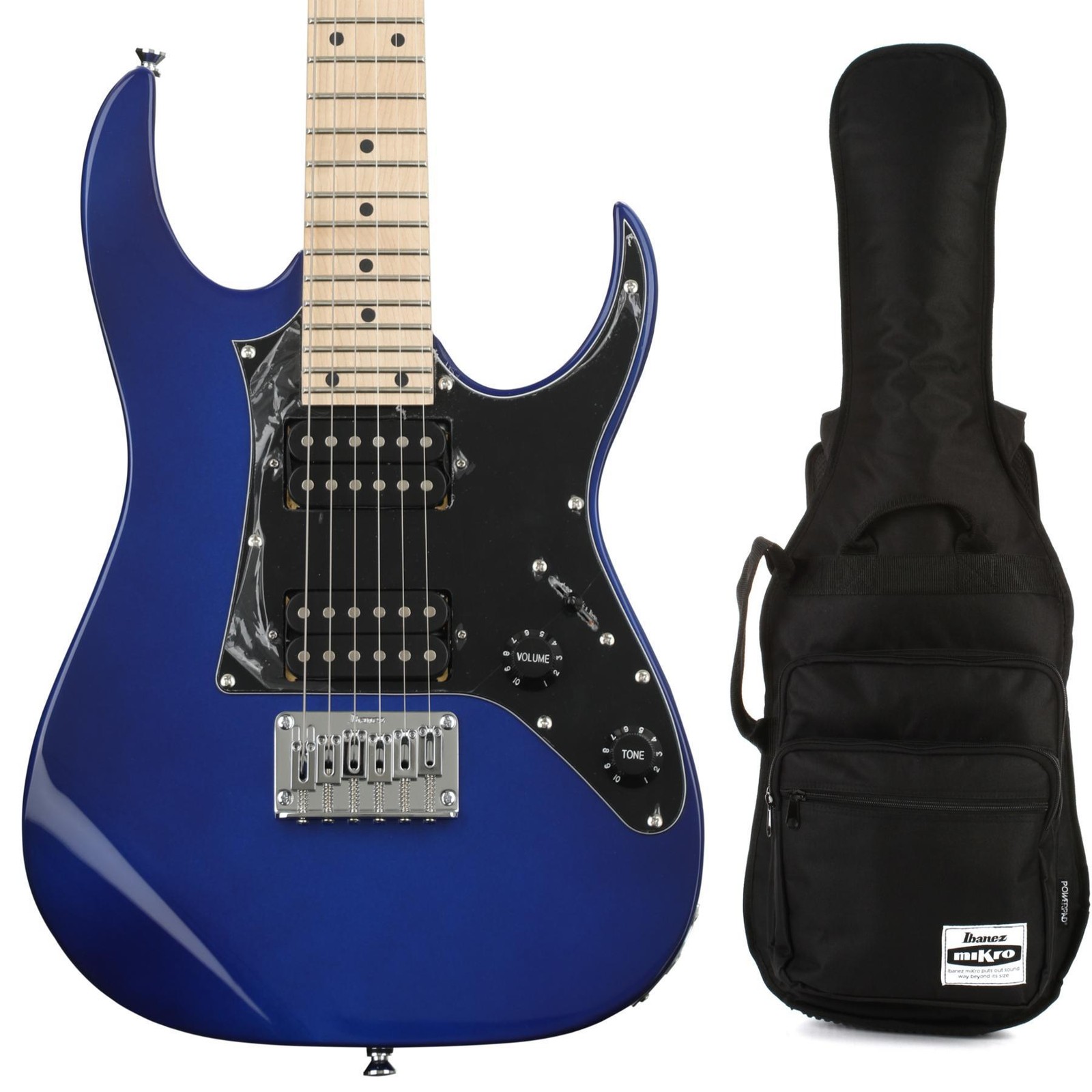 Ibanez miKro GRGM21M Electric Guitar and Gig Bag – Jewel Blue