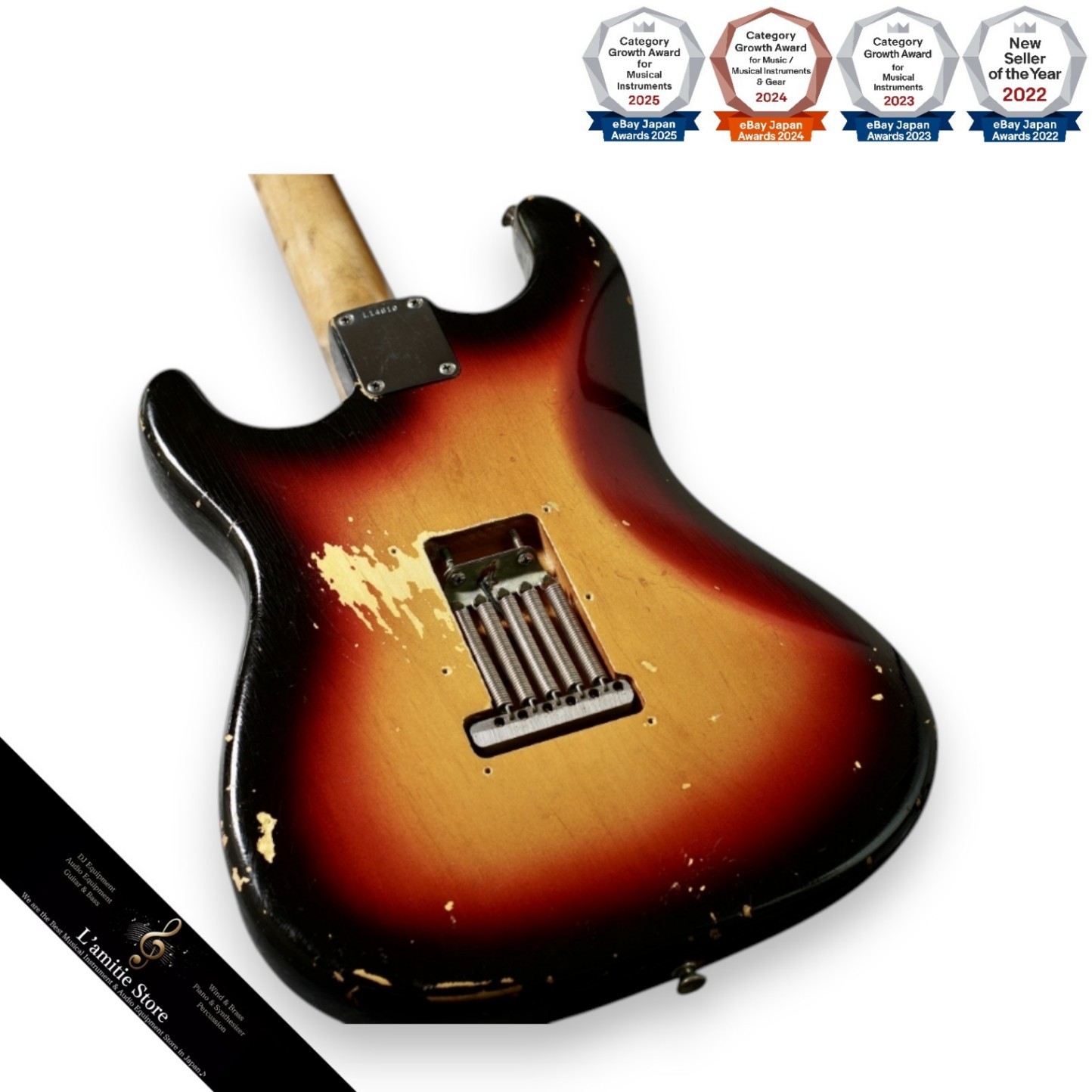 Fender 1963 Stratocaster 3TS Sunburst Electric Guitar Top Quality Jacaranda Fin
