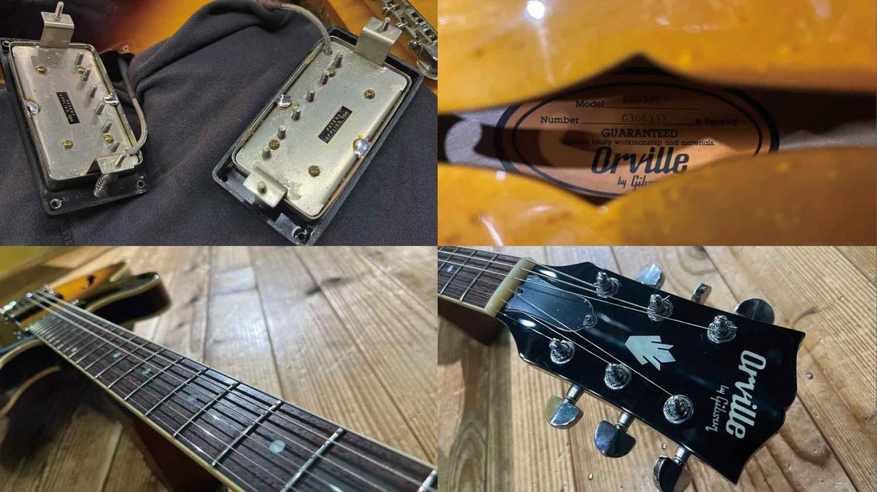 Vintage Sunburst Used Made By Orville Gibson Es-335 Dot 1993 Safe delivery from