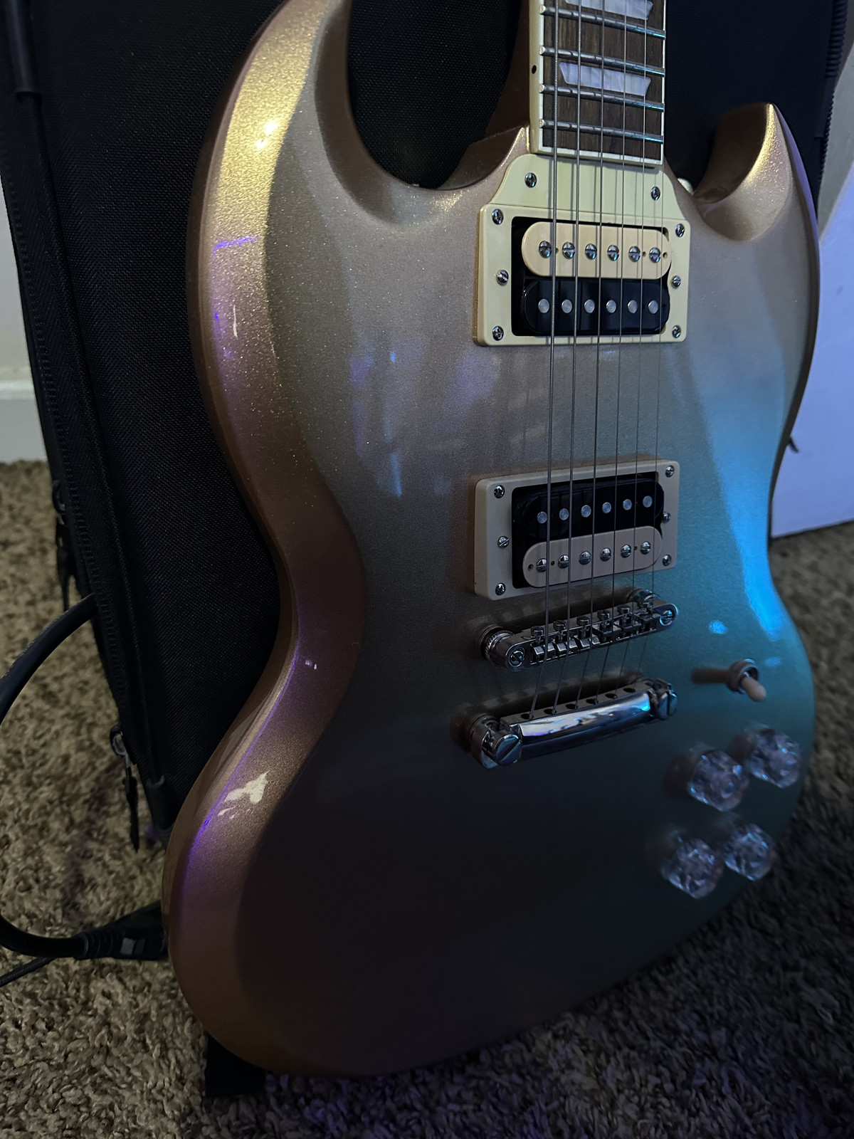 Epiphone SG Muse Electric Guitar – Pearl White Metallic