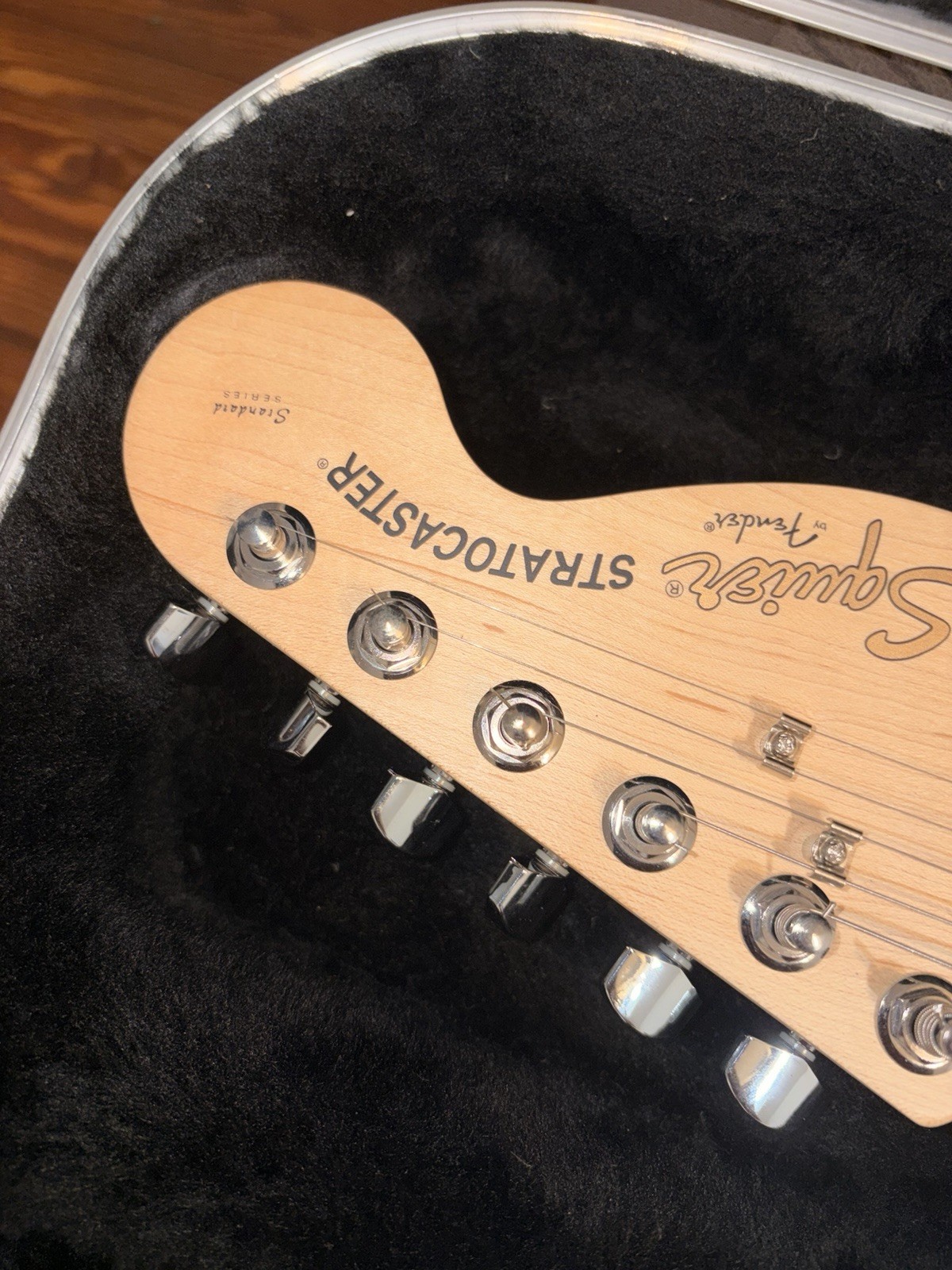 2003 Standard Squier Stratocaster Sienna Burst Body w/ Hard Case