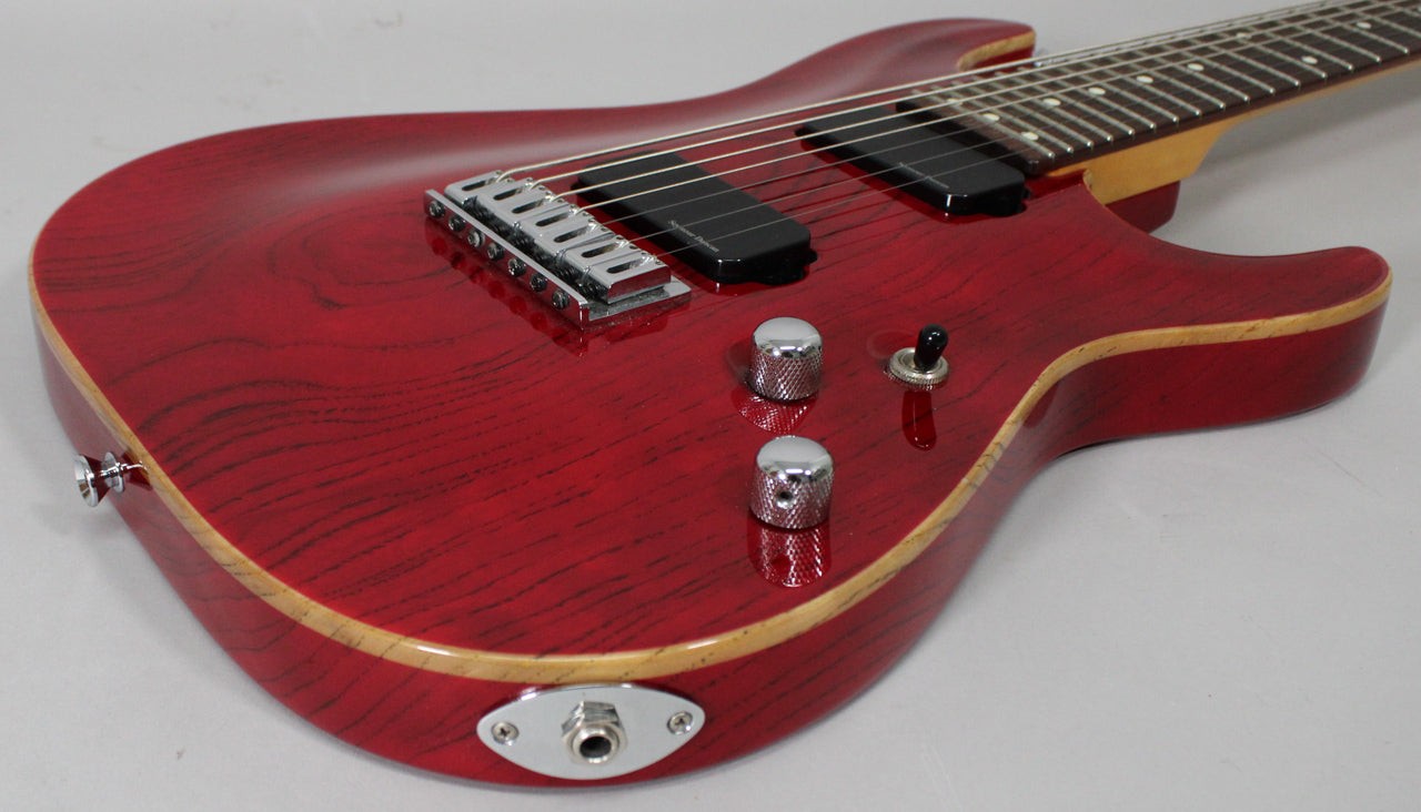 1998 Schecter Sunset 7 In Red Finish